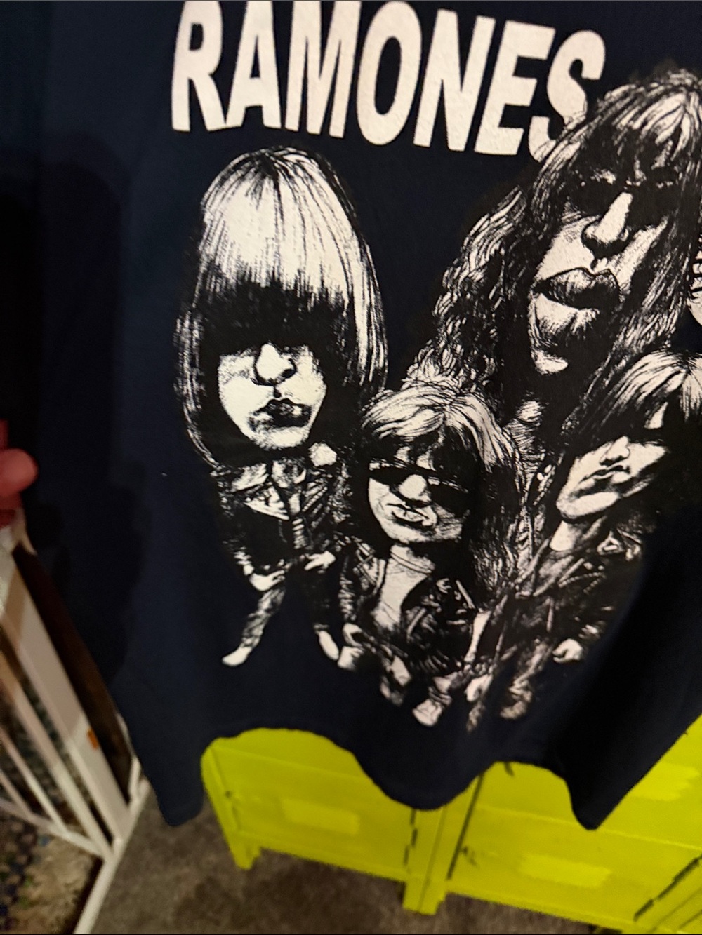 Ramones Graphic Short Sleeve Tee - Navy - Picture 2 of 4